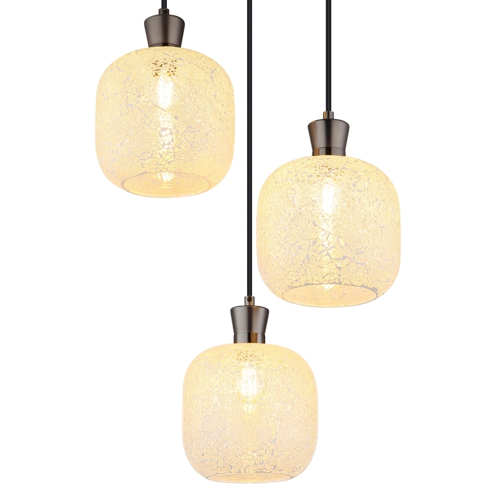 3-light pendant lamp Brokana gunmetal Globo 9007371578467