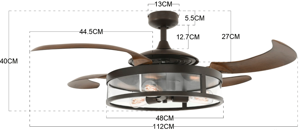 Classic ceiling fan Fanway Classic Ø 122cm Beacon 9333509119371