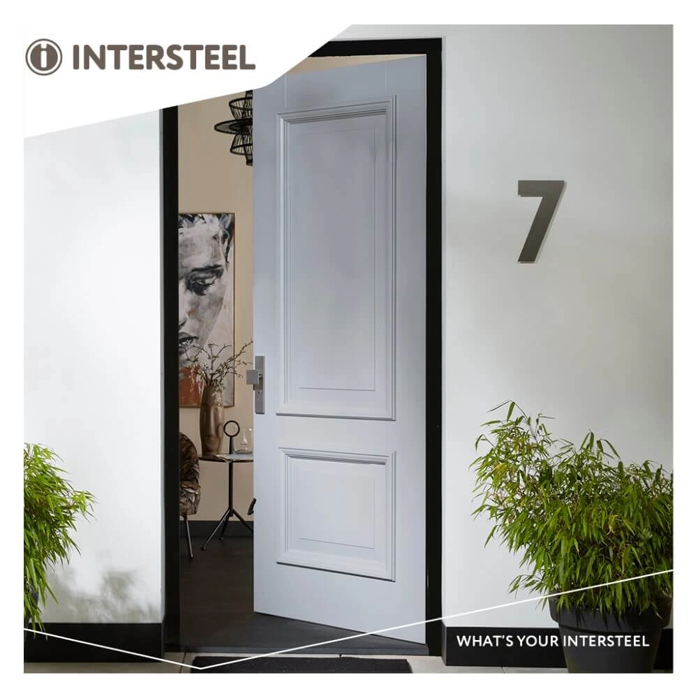 House number 7 XL Numbra 30cm stainless steel Intersteel 8714186503140