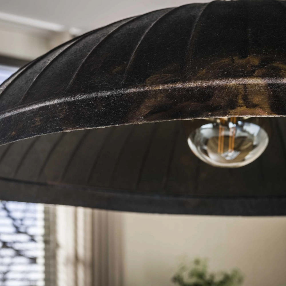 Industrial office lamp Guard Ø 90cm - smoked brown Lyora 8716803511514