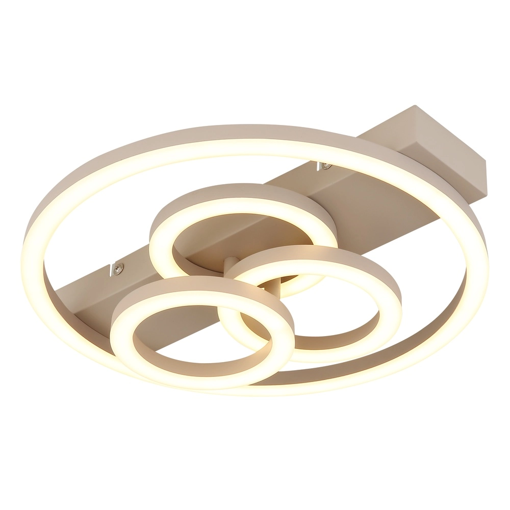 Unique ceiling lamp Darryl sand brown Globo 9007371593217