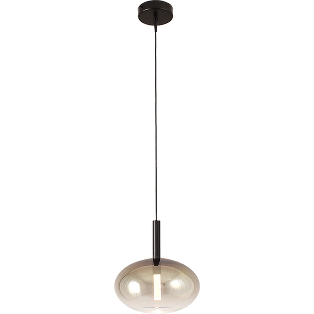 Pendant lamp Ø 24cm Lido Onion with gold-fading glass