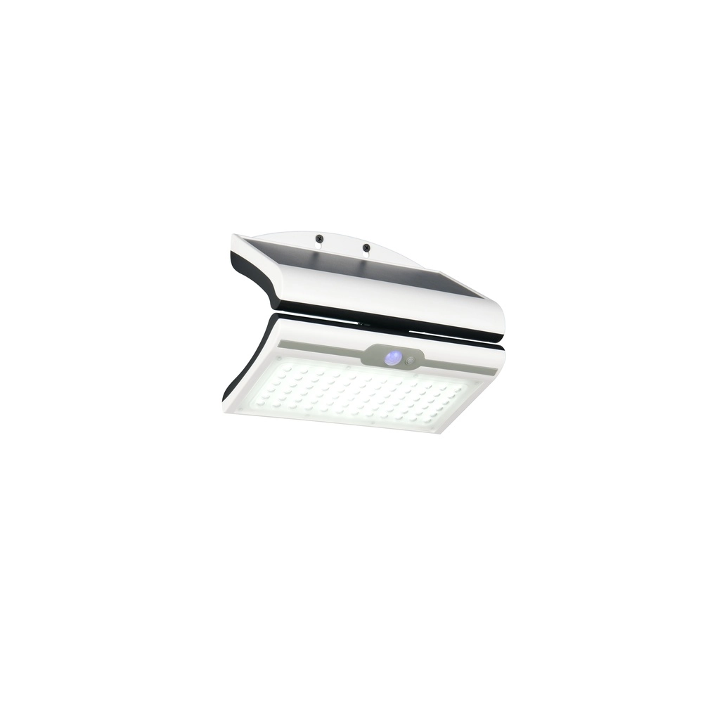 White wall lamp Macapa Solar