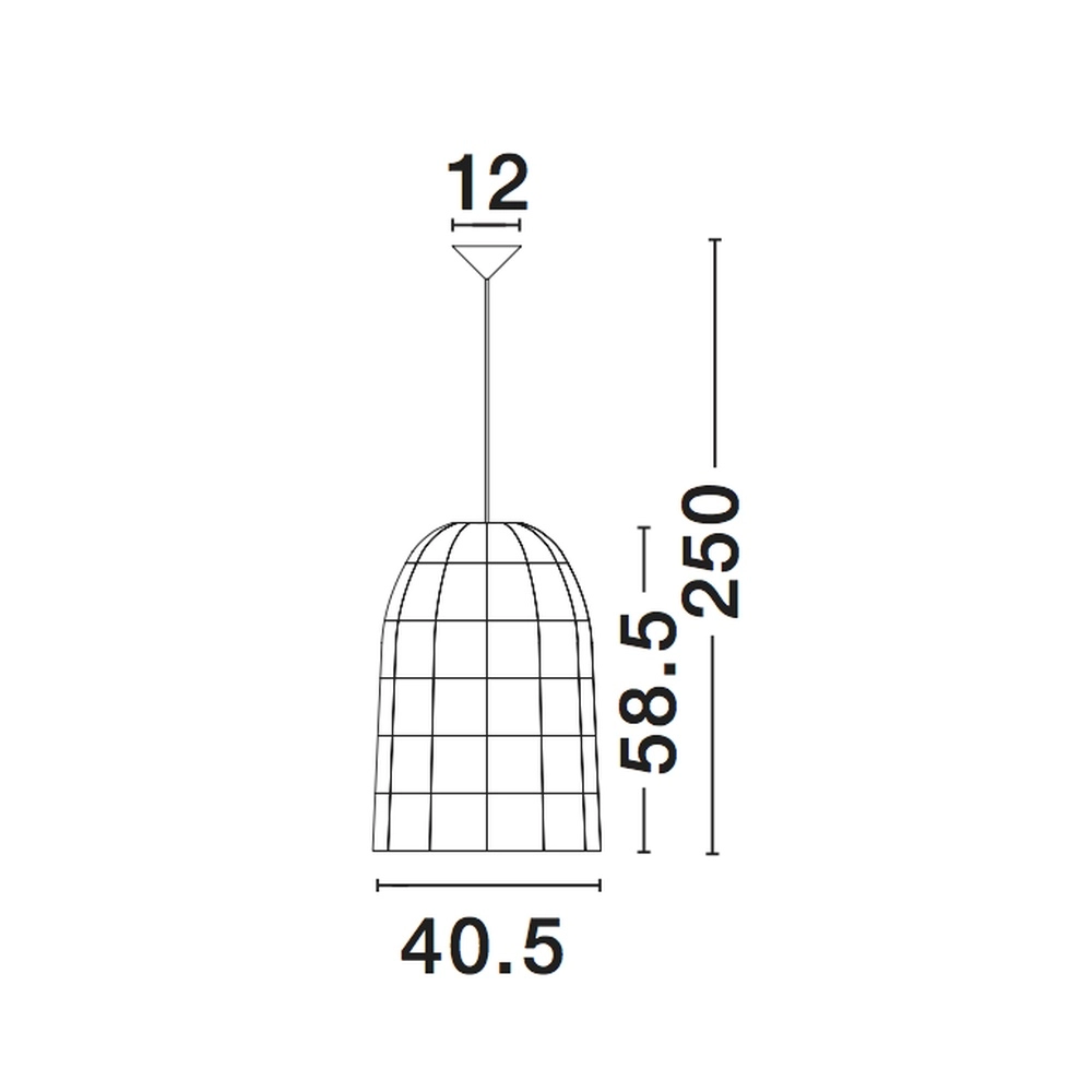Pendant lamp Aurora white Ø 40.5cm Lyora 5212017416568