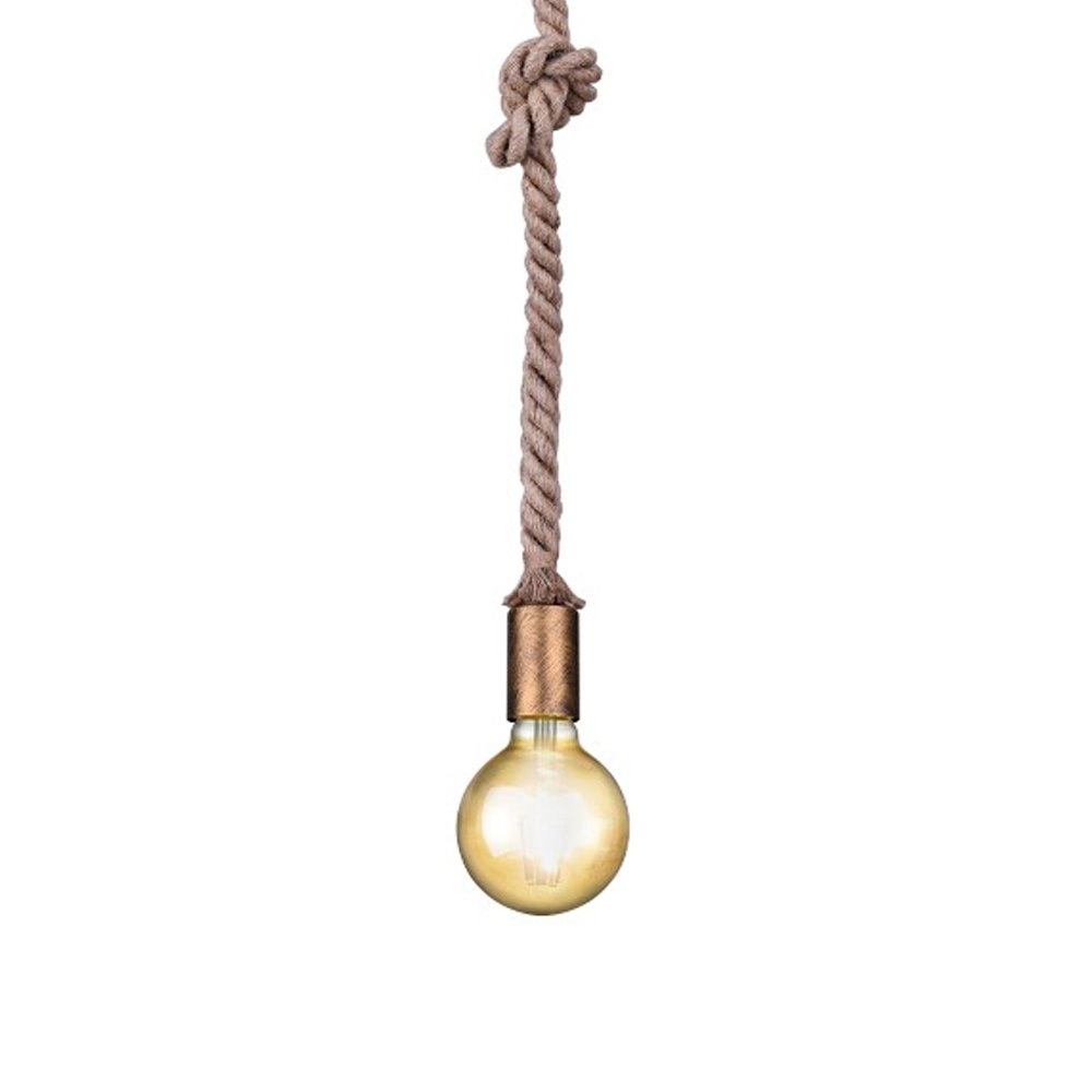 Pendant lamp Cord pendulum bronze Trio 4017807408607