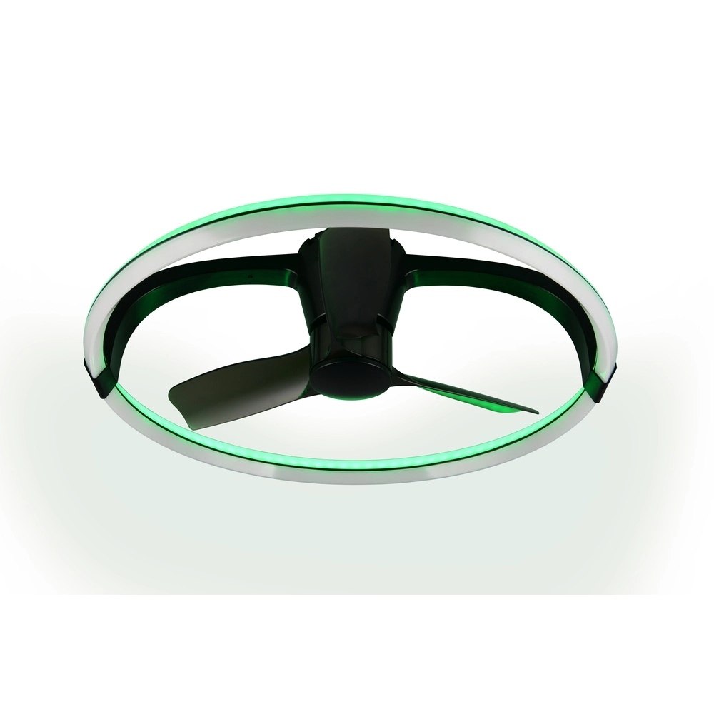 Smarthome fan Stockholm black Ø 73,5 Tuya Trio 4017807693133
