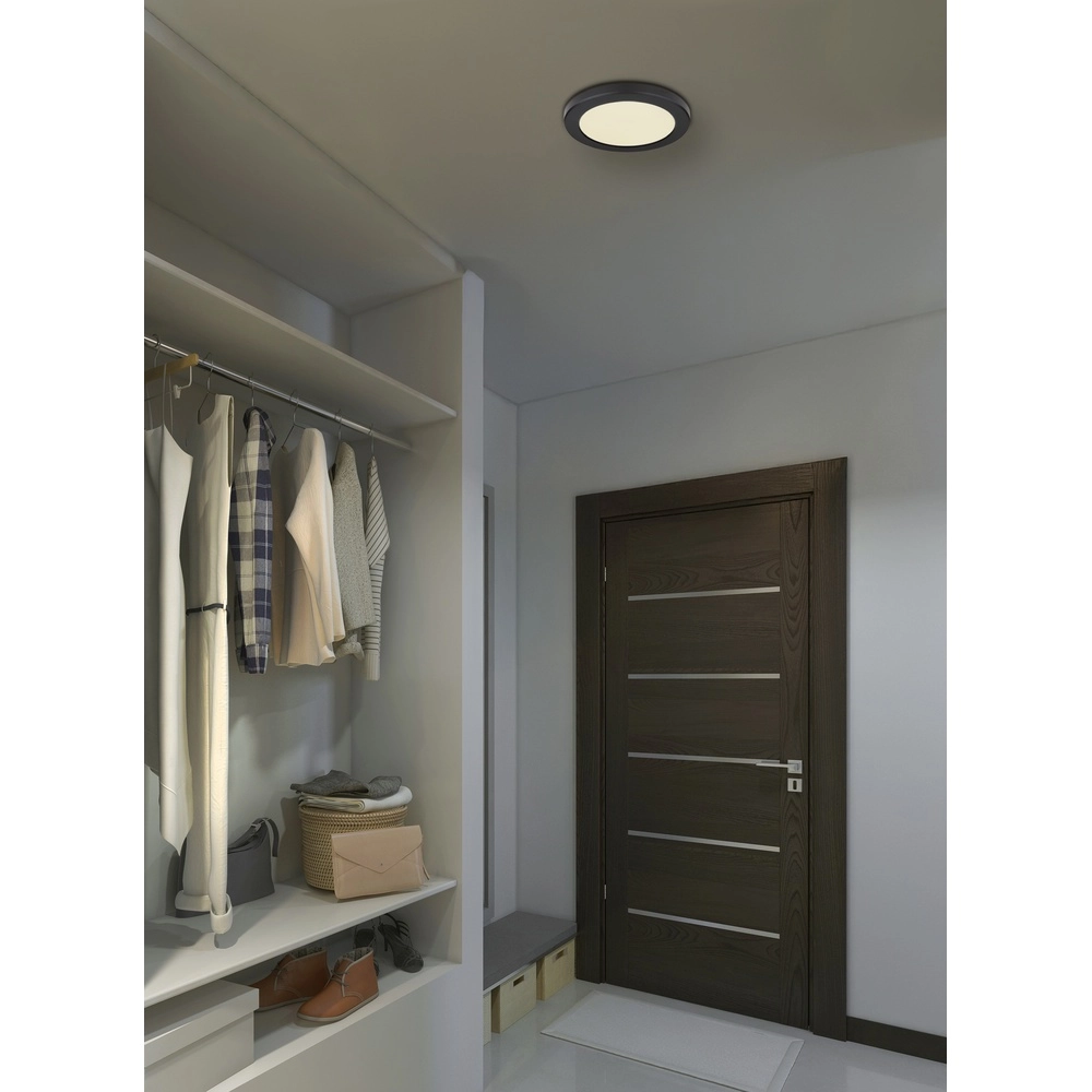 Design ceiling light Lasse black Ø 22cm Globo 9007371405169