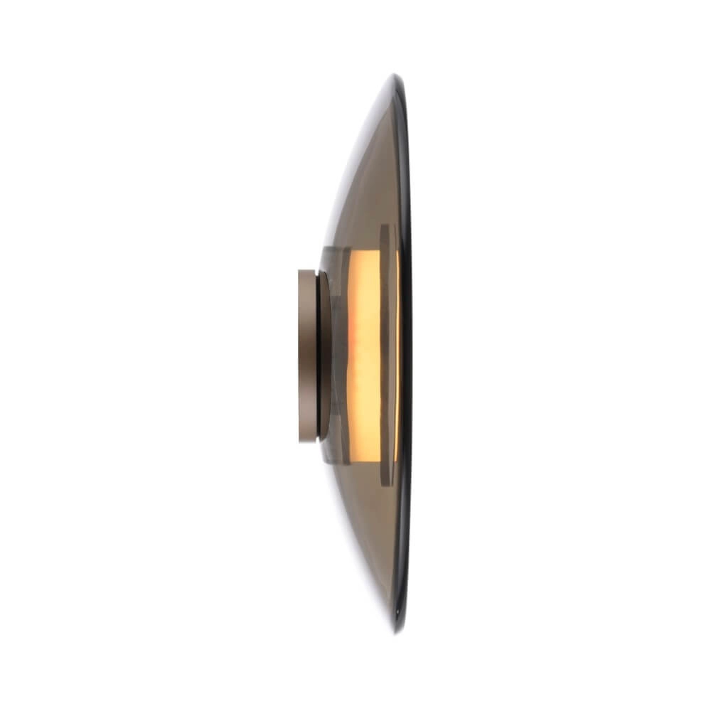 Bronze wall lamp Pure Moon Ø 32cm Paul Neuhaus 4012248386149