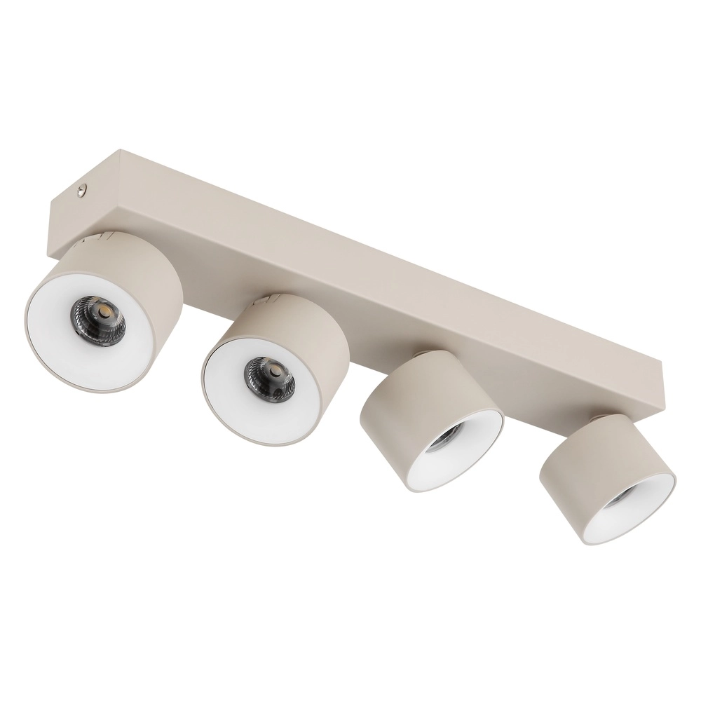 4-light ceiling spotlight Rae sand brown Globo 9007371569878