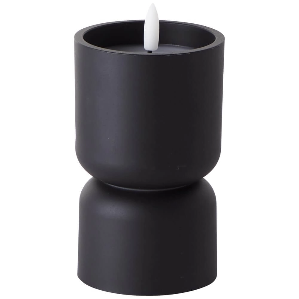 Candle light Lovere black 15cm Brilliant 4004353435430