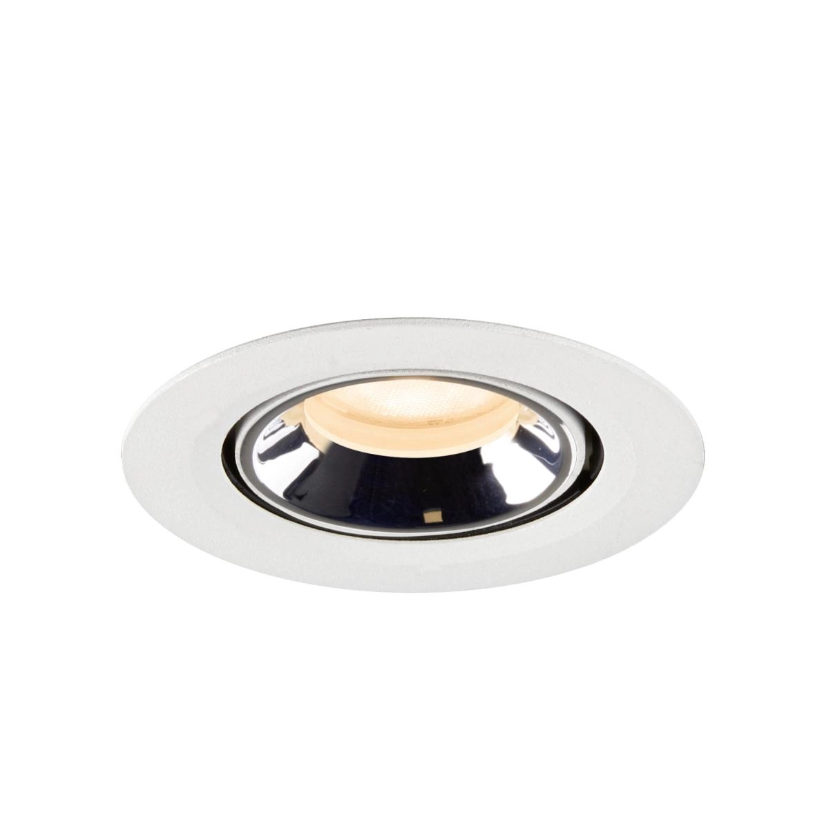 Recessed spotlight Numinos Gimble XS white/chrome 2700K - 55deg SLV 4024163307116