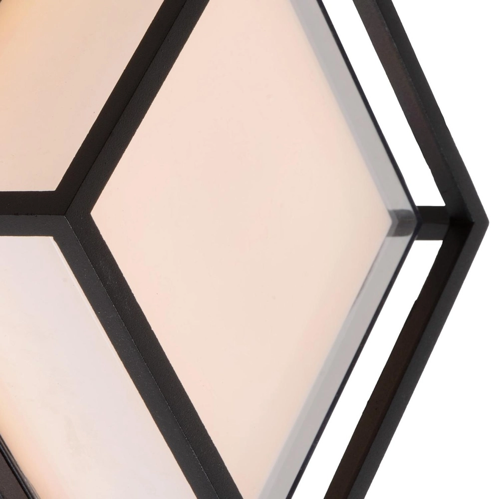 Design wall lamp Singa Led black IP54 Lucide 5411212151827