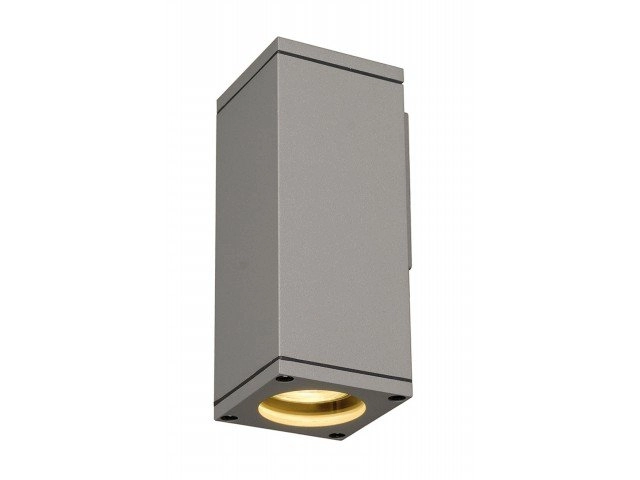 Outdoor lamp Theo Wall Out Down silver grey