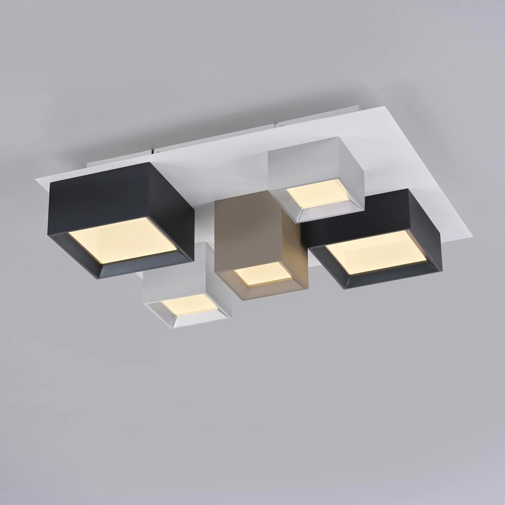 Led ceiling light Pure Manhattan 5-light Paul Neuhaus 4012248396889