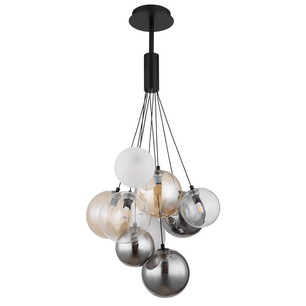 Black pendant lamp Ballgi glass Globo 9007371453160