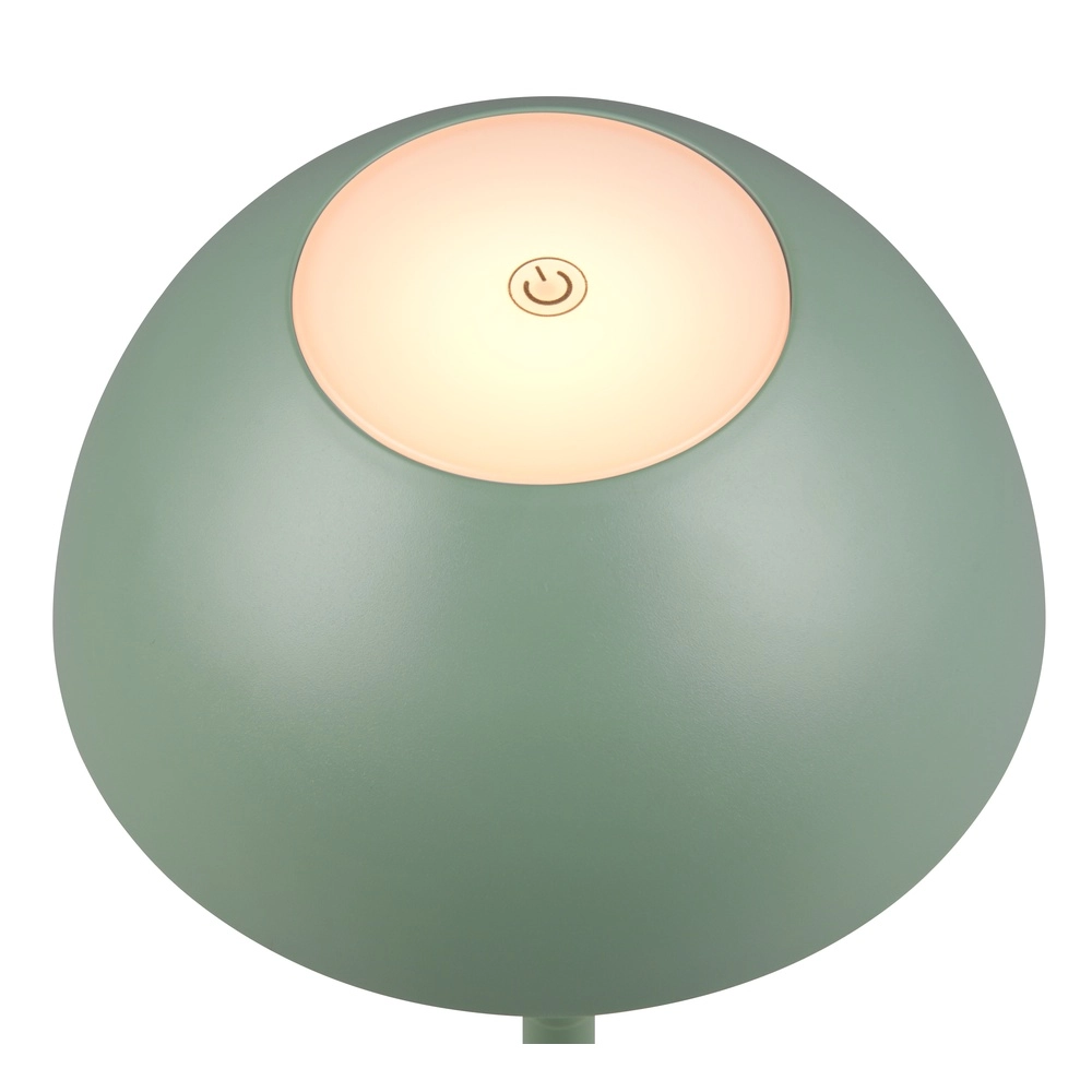 Table lamp Ricardo pistachio green Ø 13,5cm Trio 4017807601800