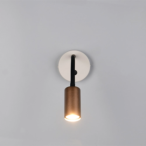 Wall light Taryn mocha brown with switch Trio 4017807685695