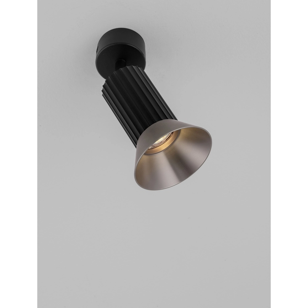 Ceiling spotlight Luvia Orientable black with bronze Lyora 5212017475527