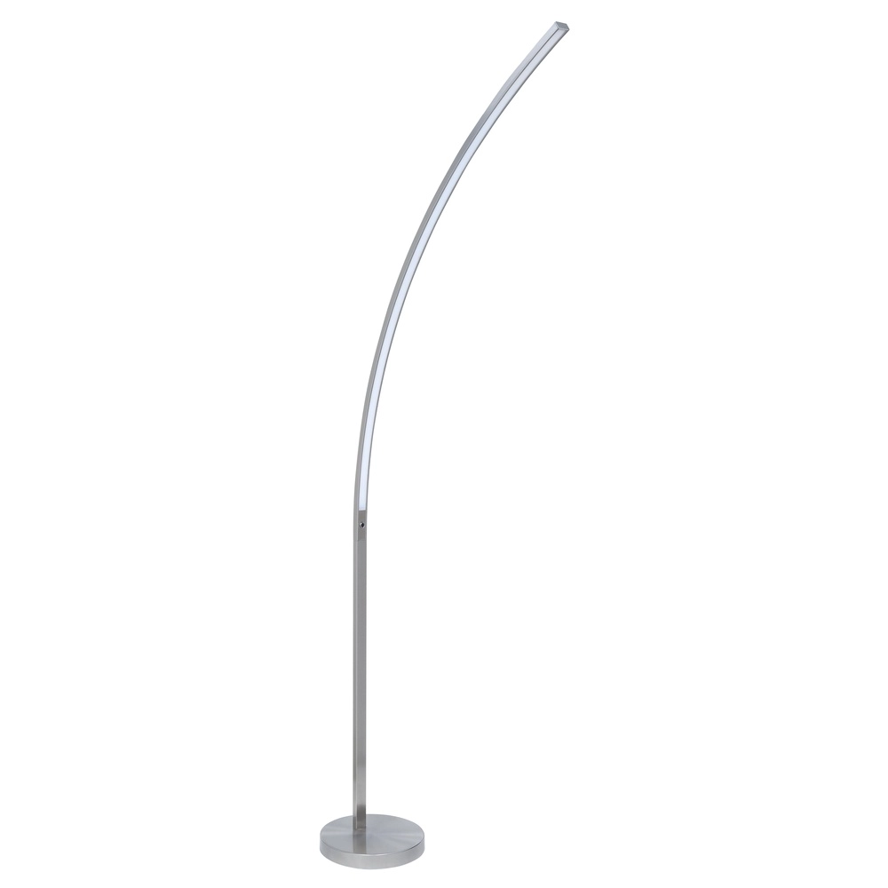 Design floor lamp Slim nickel