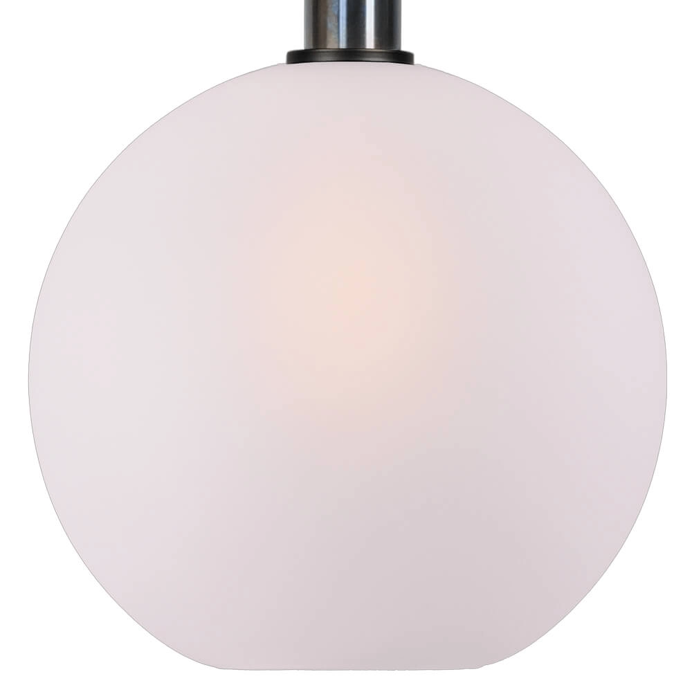 Hanging lamp Ø 30cm Bella 2 Dappled oil with matt white glass Masterlight 8718121334264