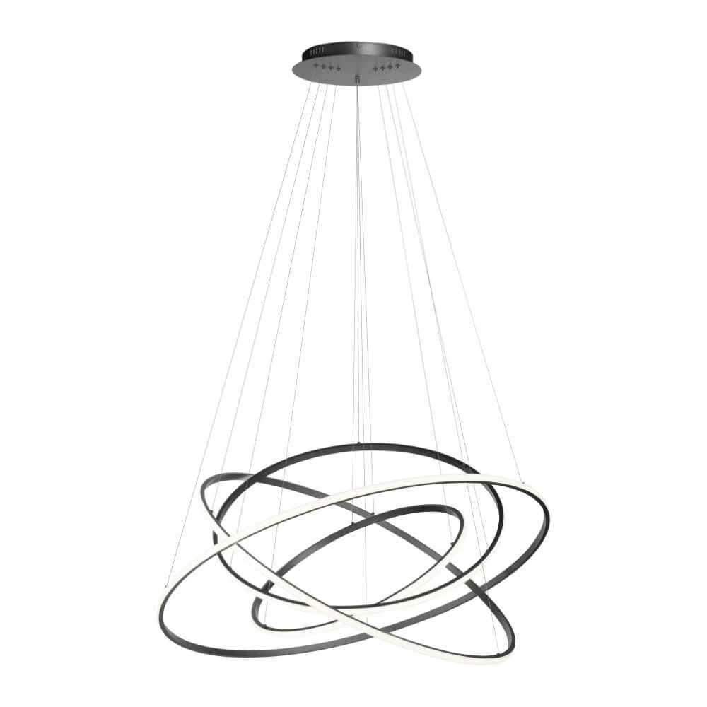 Modern pendant lamp Tessara anthracite Paul Neuhaus 4012248372654