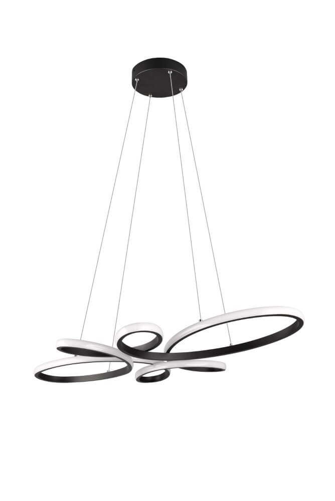Design pendant lamp Fly black Trio 4017807600926