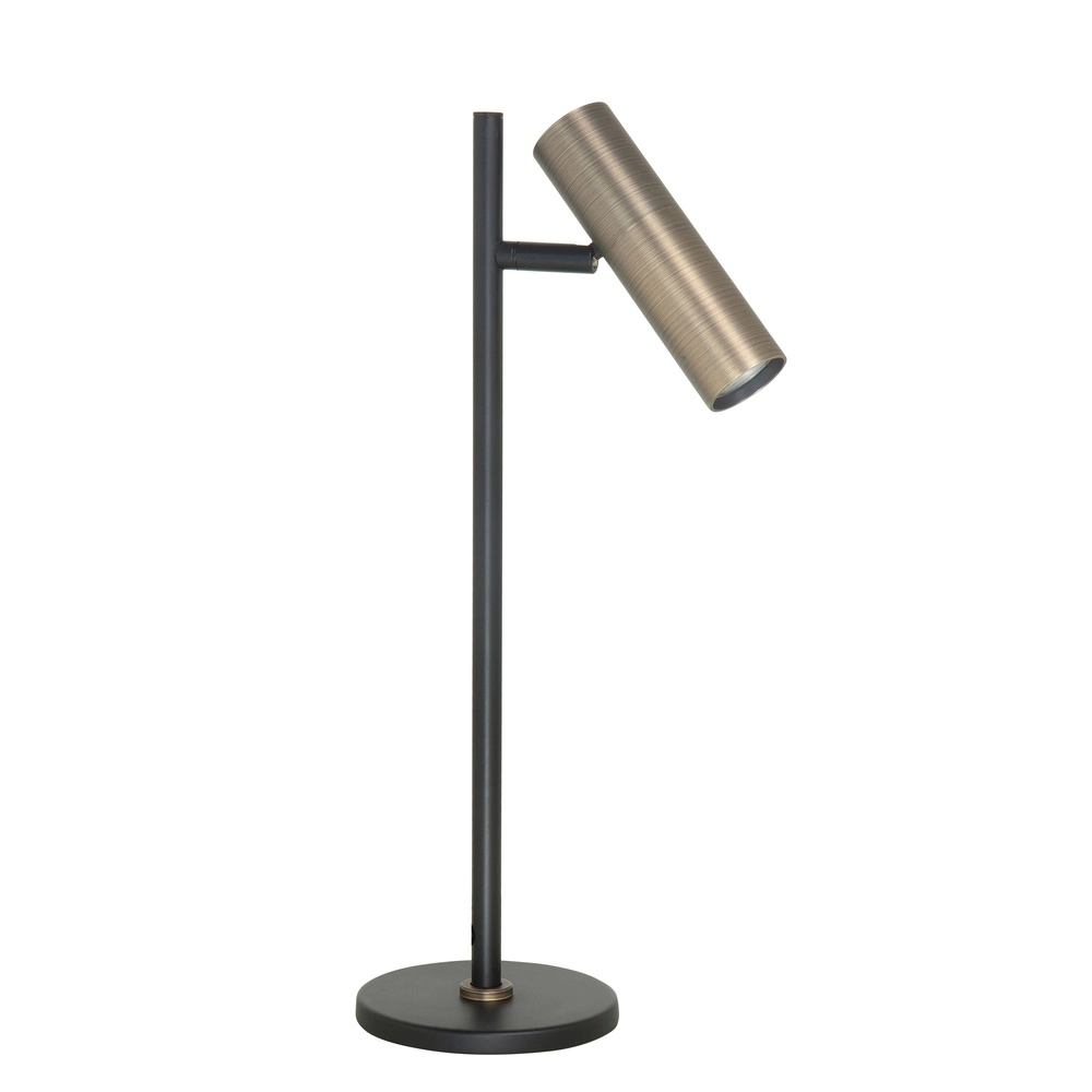 Table lamp Trend black with copper bronze