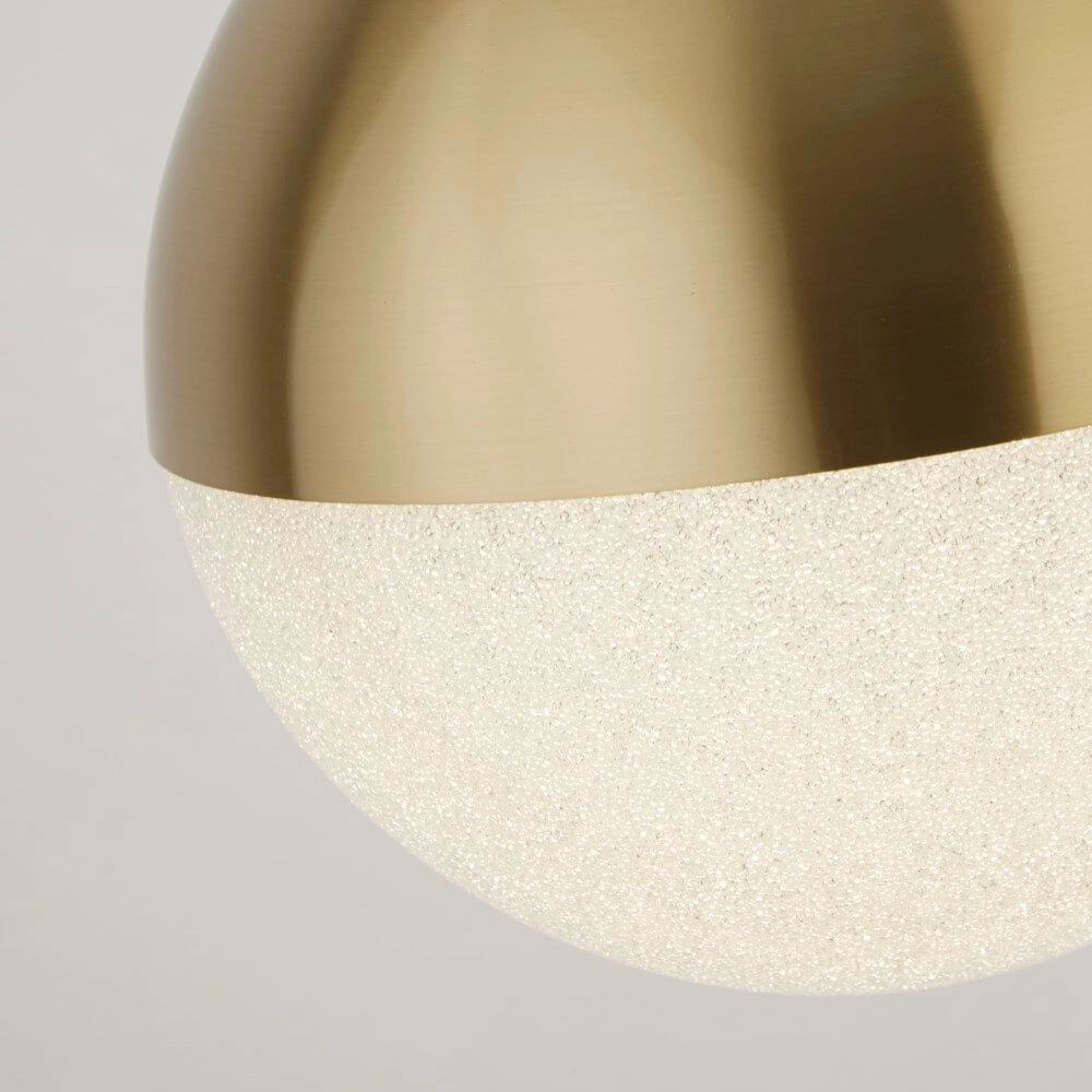 1-light pendant lamp Marbles gold Searchlight 5053423223360