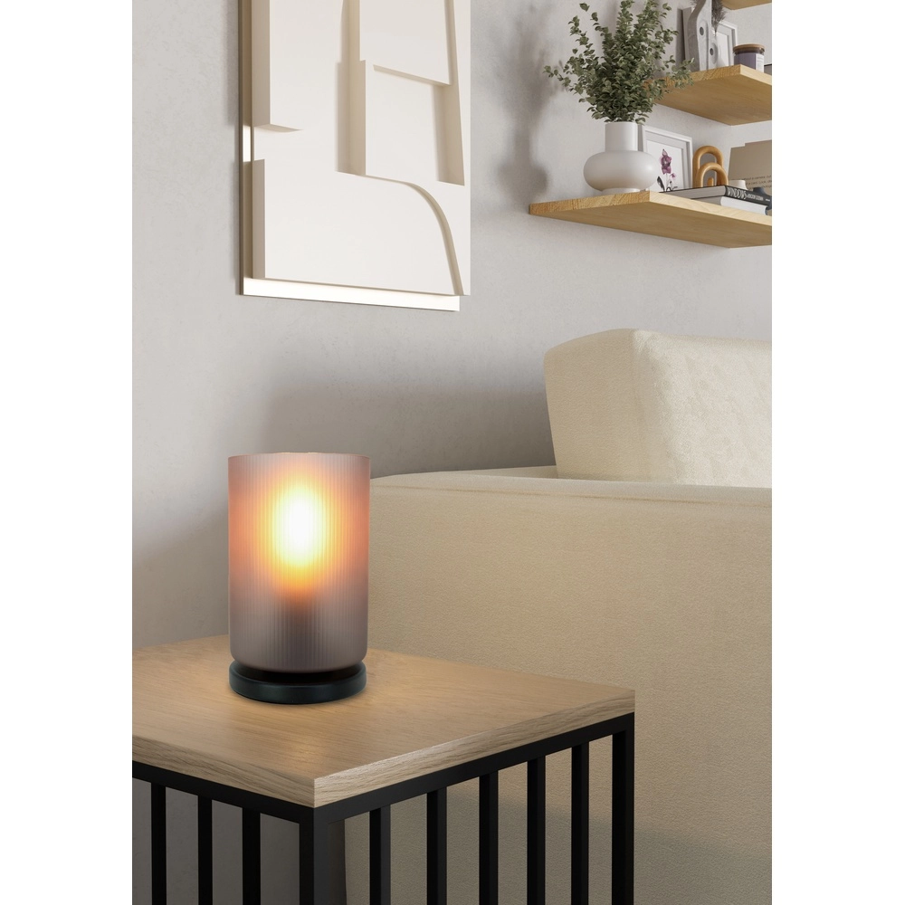 Table lamp Colomera smoke frosted glass Eglo 9008606307166