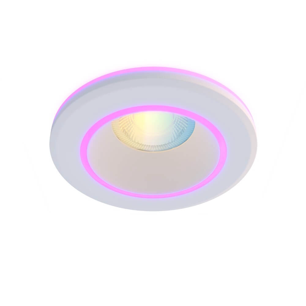 Smart recessed spotlight Halo white