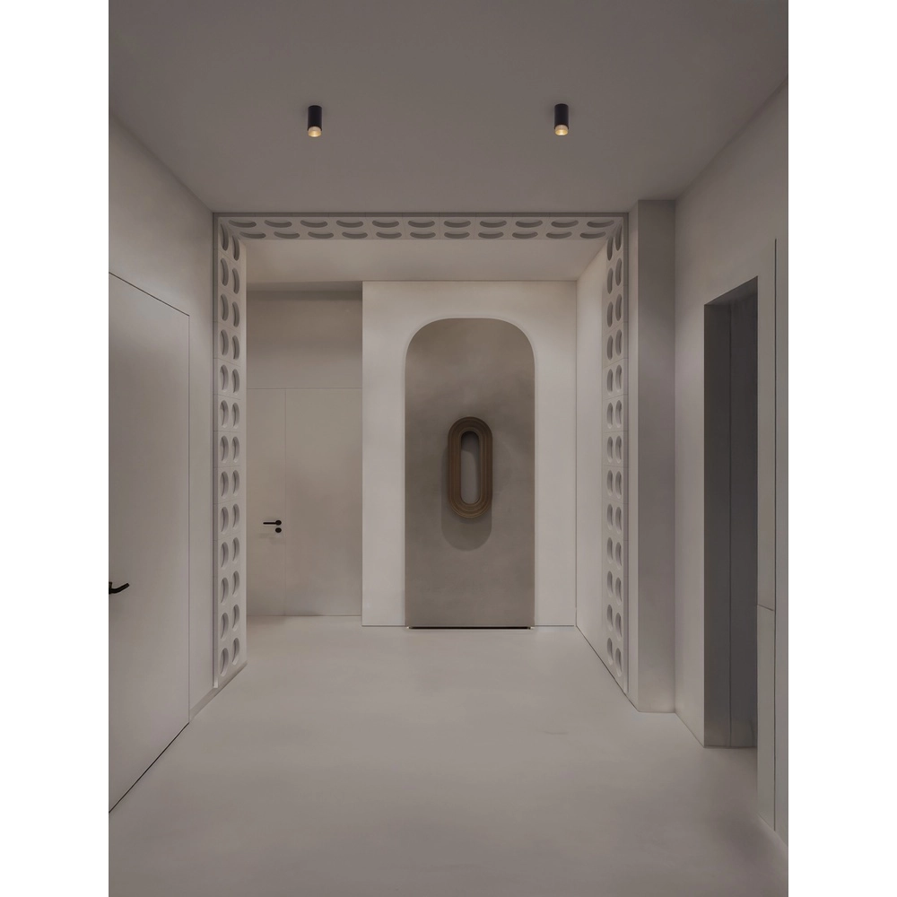 Ceiling spotlight Nessi black with gold Lyora 5212017475121