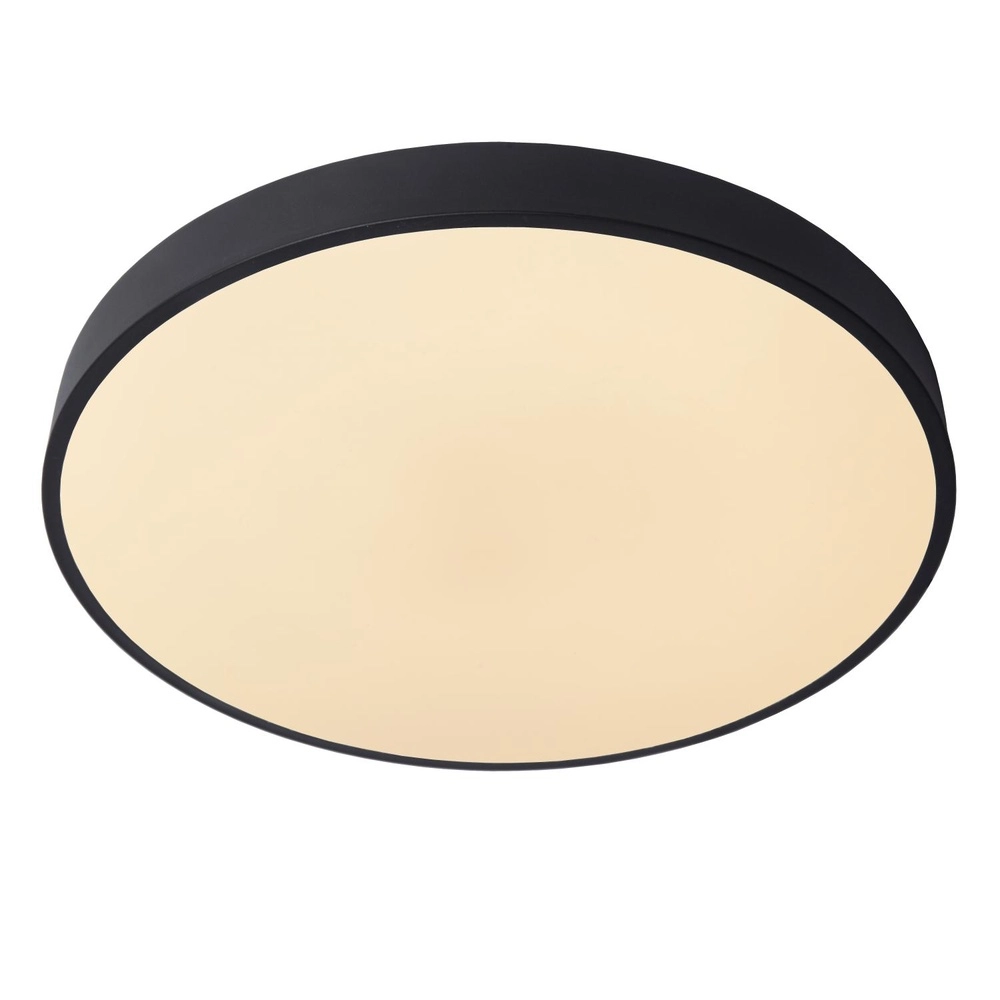 Ceiling light Unar Ø 49.5cm - 2700K - black Lucide 5411212791917