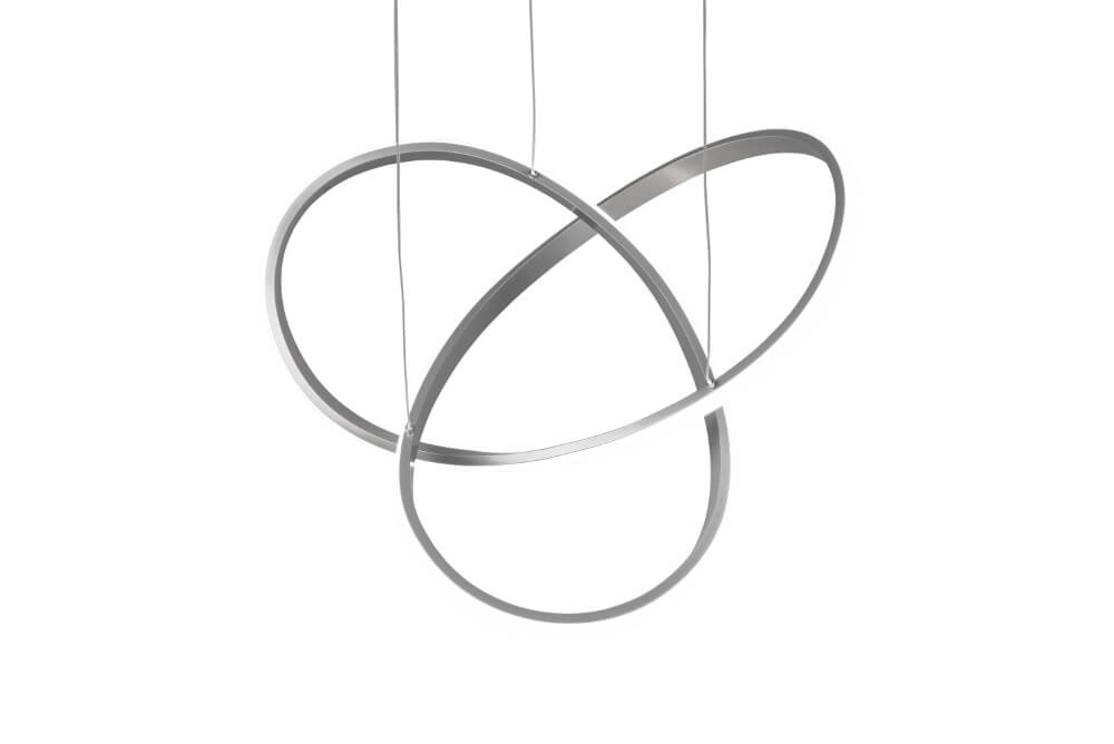 LED hanging lamp Course gray Trio 4017807521504