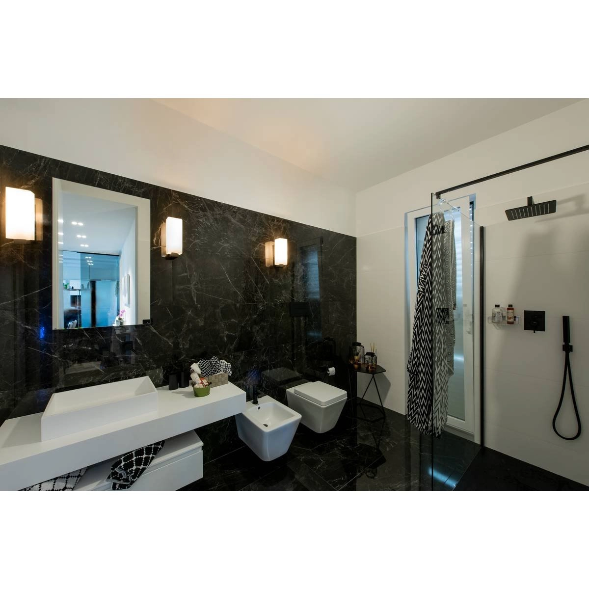 Wall lamp Quadrass 28cm black SLV 4024163235877