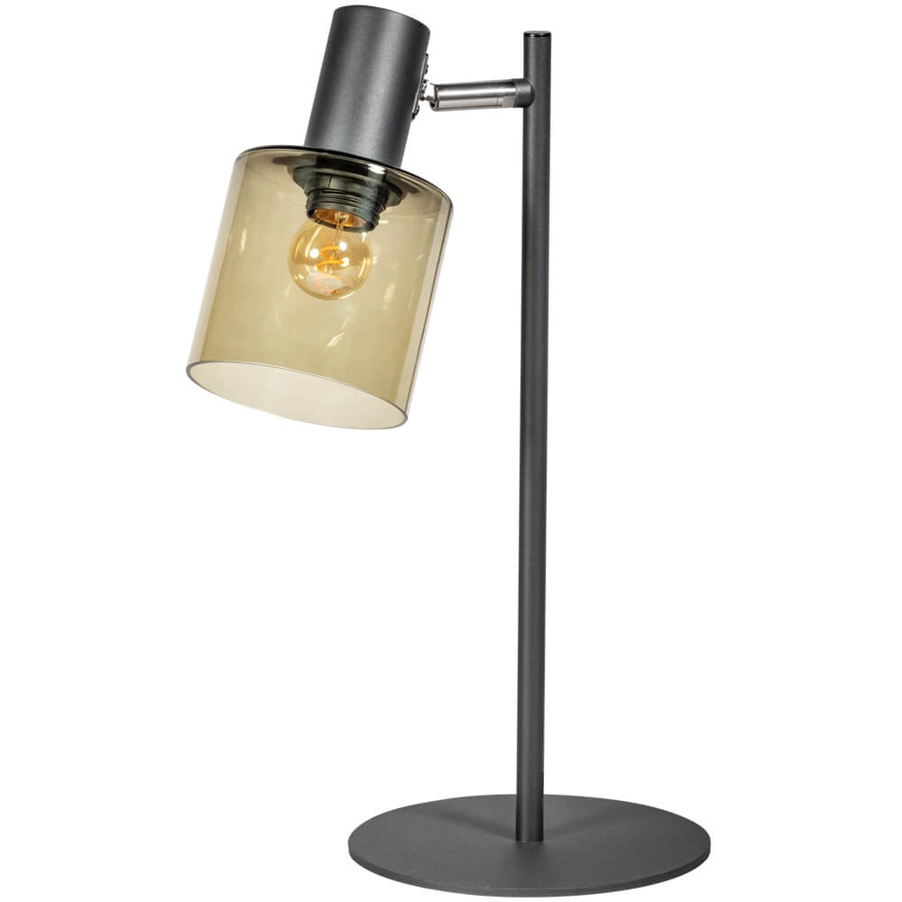 Table lamp Sledge Glass Amber glass