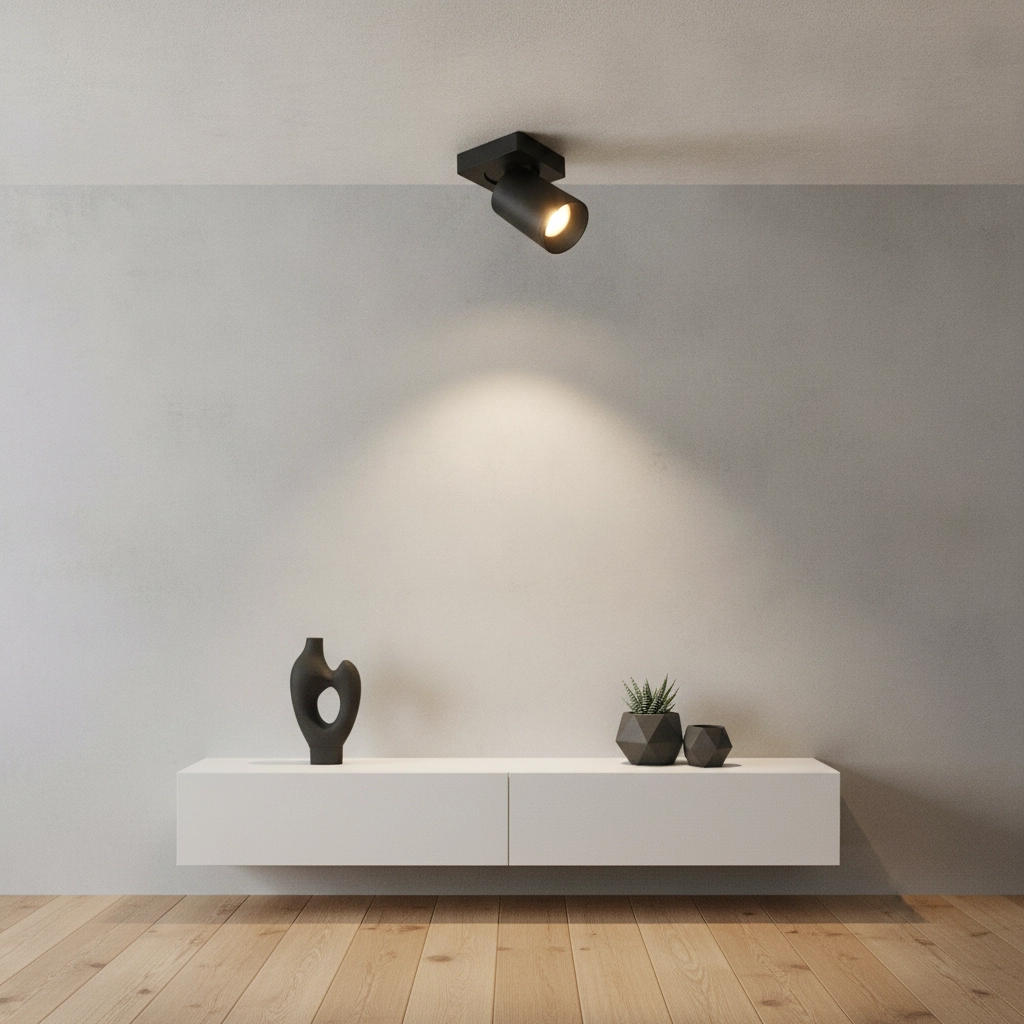 Ceiling lamp Mega 1-light black