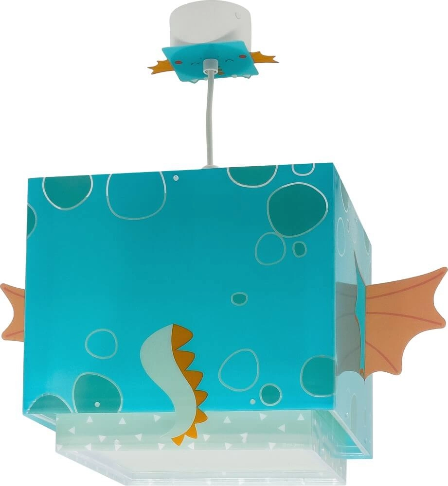 Design hanging lamp Little Dragon blue with white Dalber 8420406002941