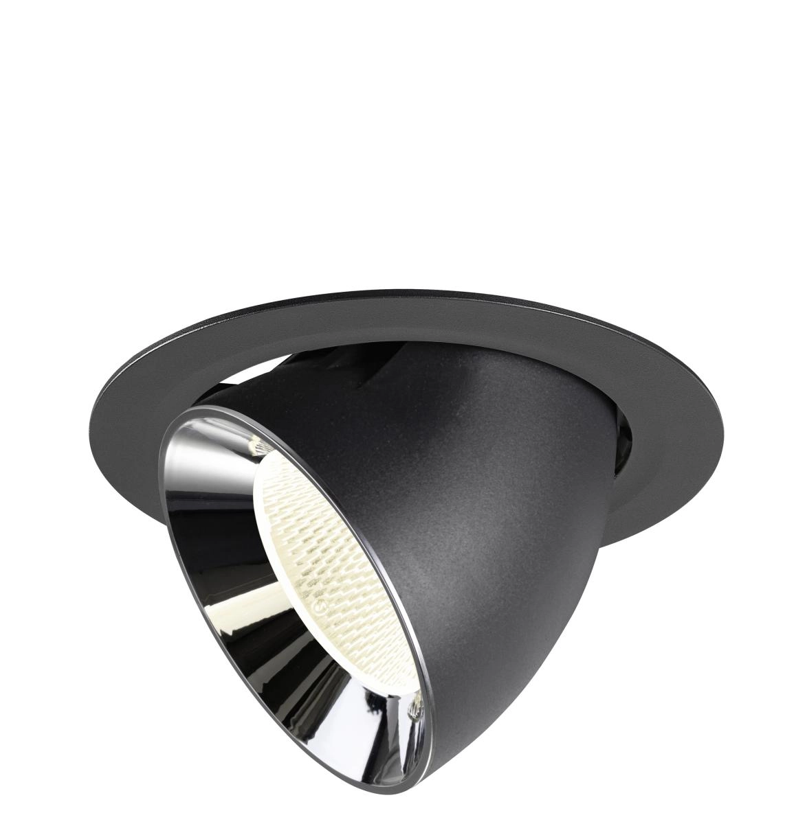 Recessed spotlight Numinos Gimble XL black/chrome 4000K - 20deg