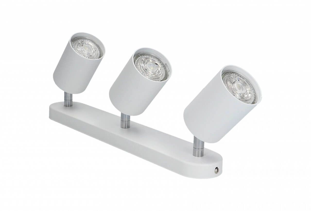 3-light surface-mounted spotlight Eye white