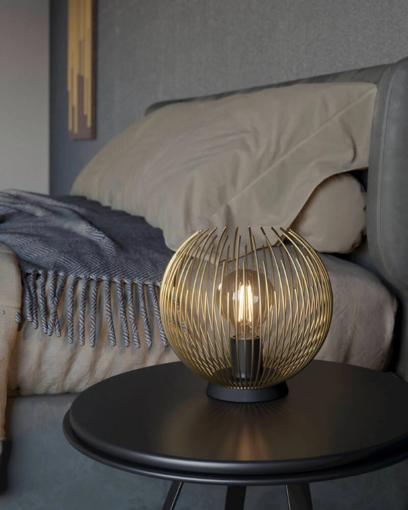 Golden table lamp Venezuela Eglo 9008606242801