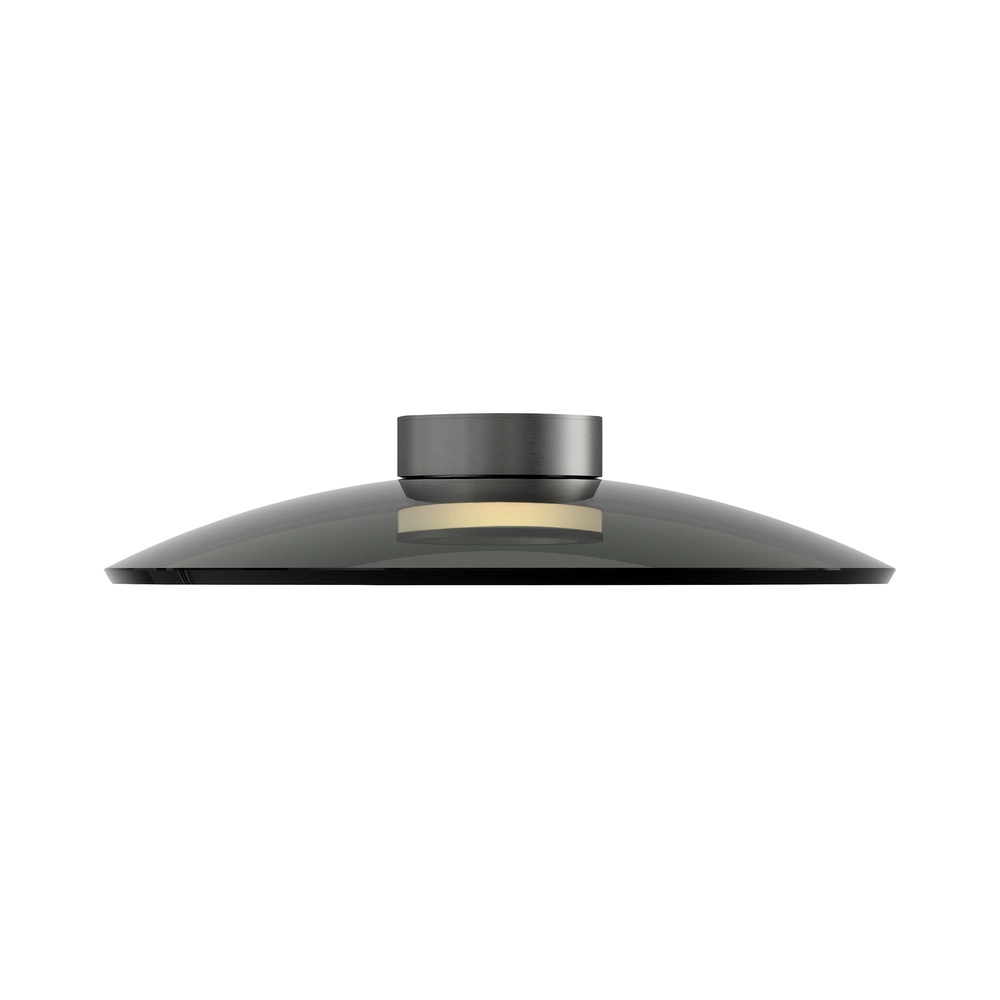 Ceiling lamp Pure Moon Ø 50cm - platinum with smoke glass Paul Neuhaus 4012248386347