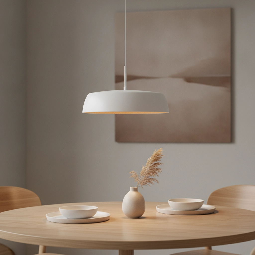 Pendant lamp Sigi  Ø 45cm white