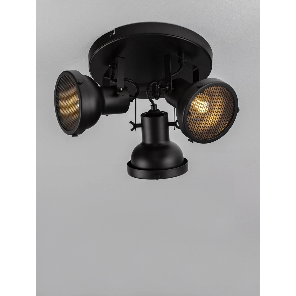 Ceiling lamp Ruvi 3-light black