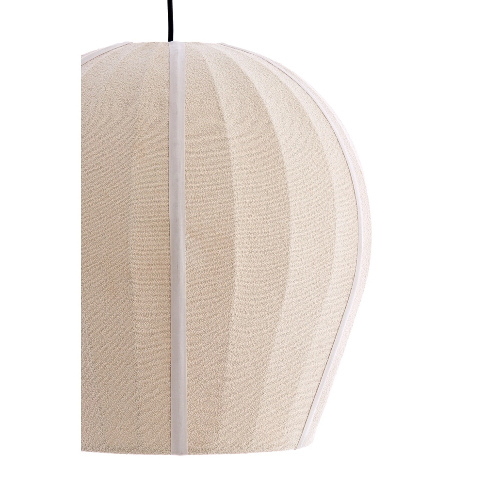 Bouclé pendant lamp Zagori Ø 35cm - sand Light & Living 8717807793029