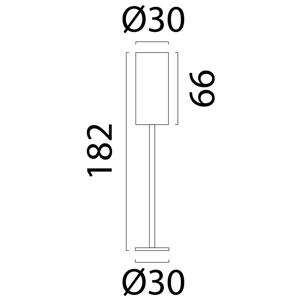 Floor lamp Lisbourg Cocoa with off white cap Masterlight