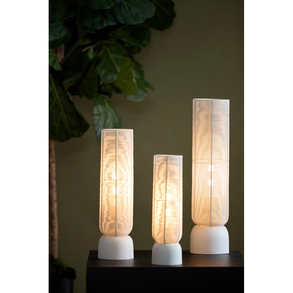 Table lamp Lezuza Ø 15.5cm white Light & Living 8717807744878
