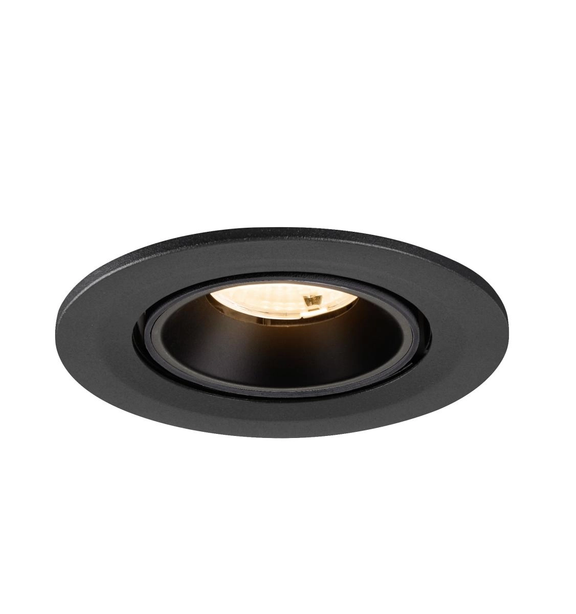 Recessed spotlight Numinos Gimble S black 2700K - 55deg SLV 4024163313698