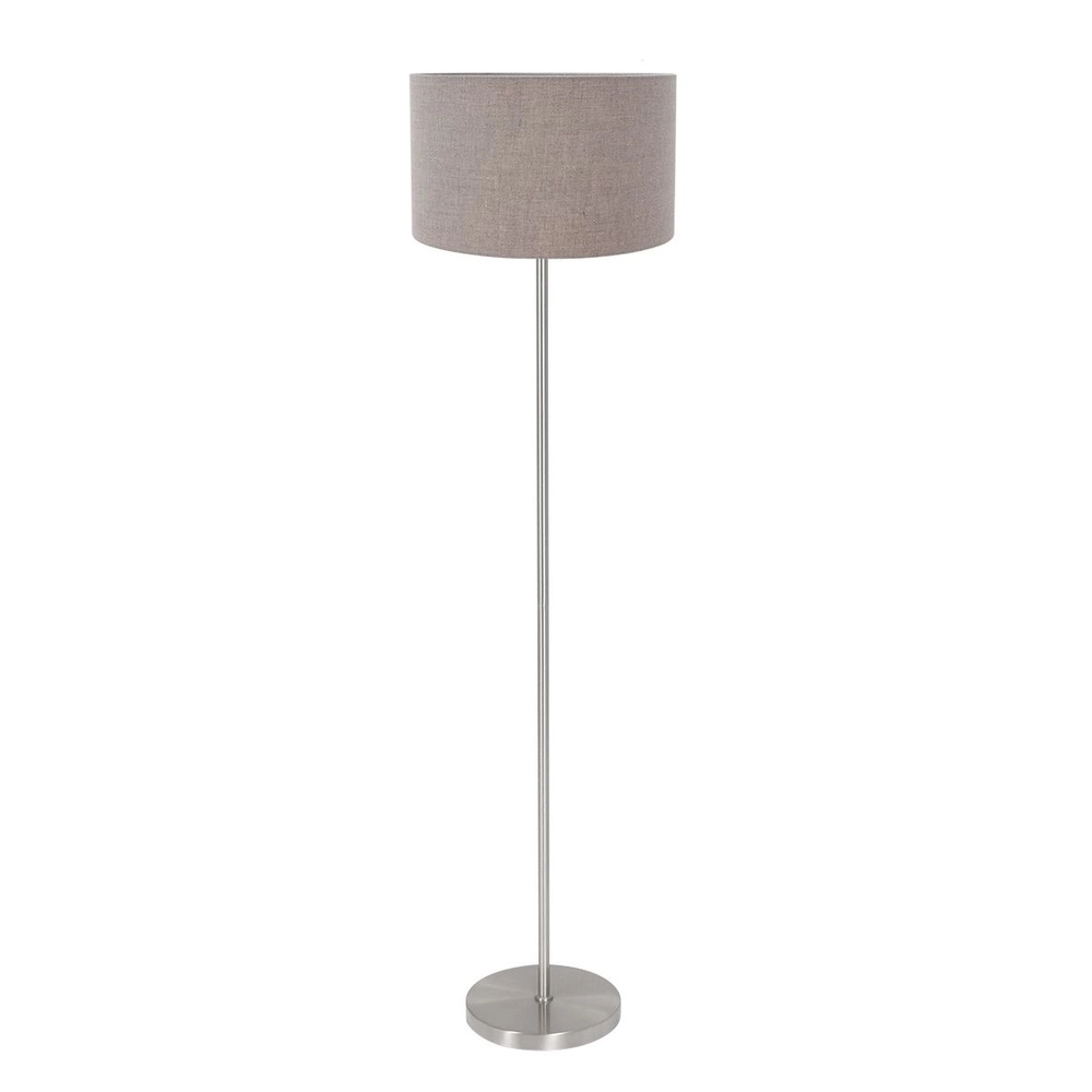 Floor lamp Noor with grey hood
