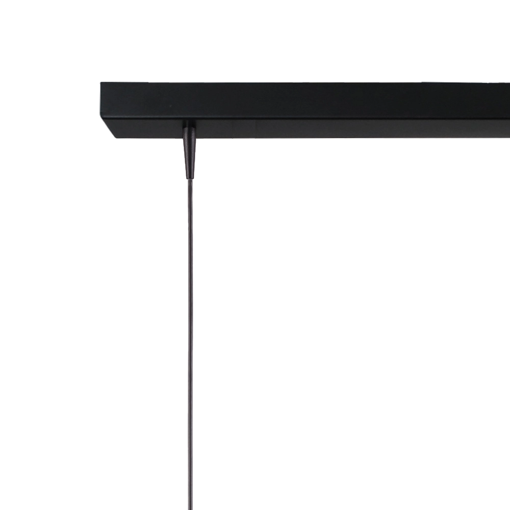 4-light pendant lamp Scala 130cm black nickel Ø 20cm Masterlight 8718121296616