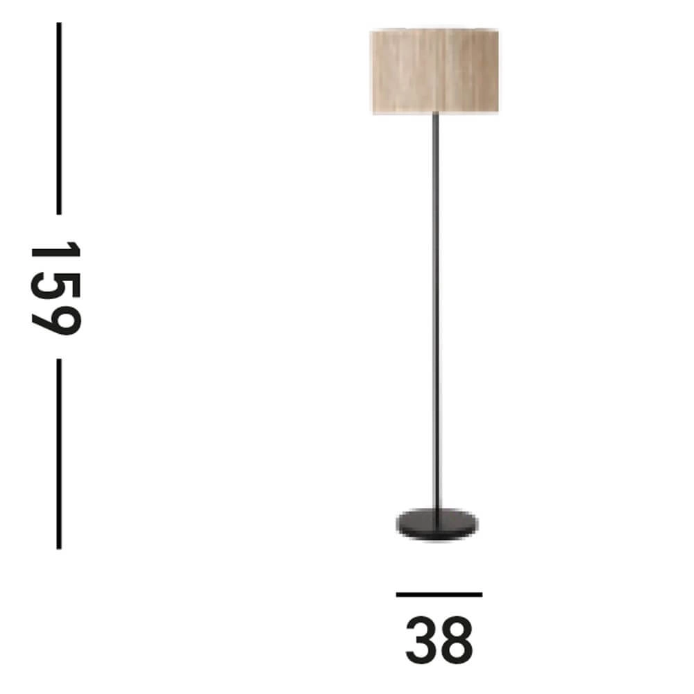 Scandinavian floor lamp Meadow Ø 38cm Searchlight 5053423273594